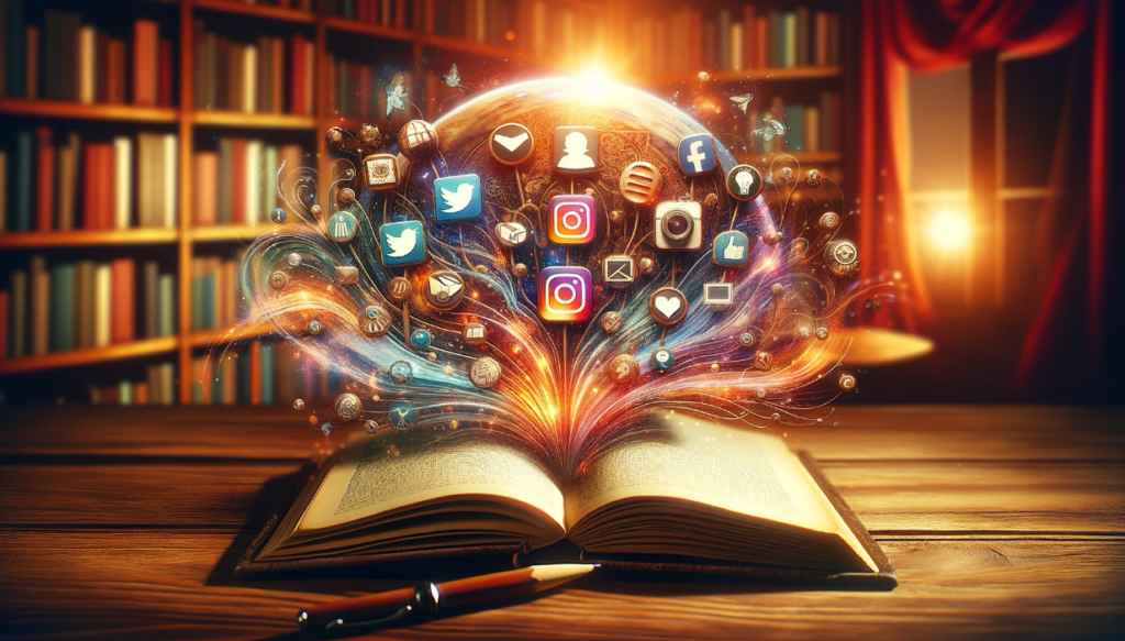 The vibrant and interconnected nature of digital book promotion through social media platform