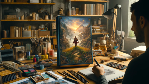 how to design book covers for a living
