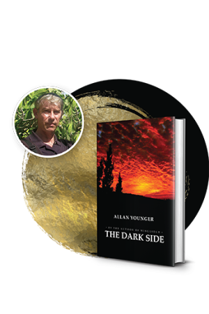 The Dark Side front cover & author